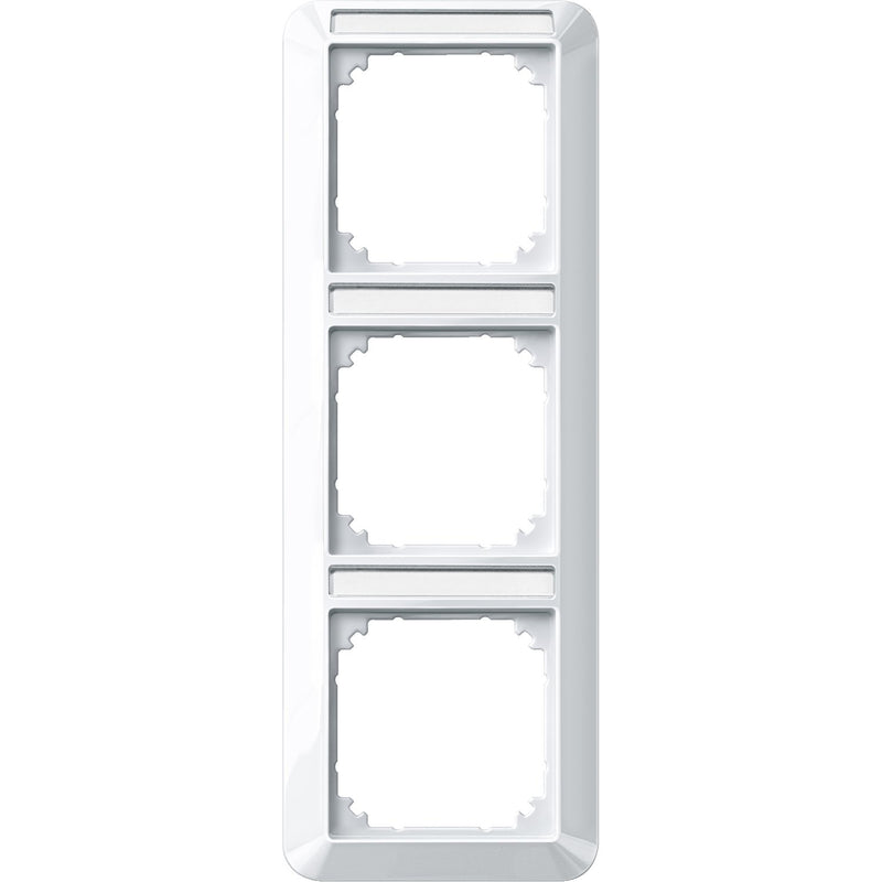 Merten - Abdeckrahmen Rahmen 3f.pws/gl 385319 Beschriftungsträger