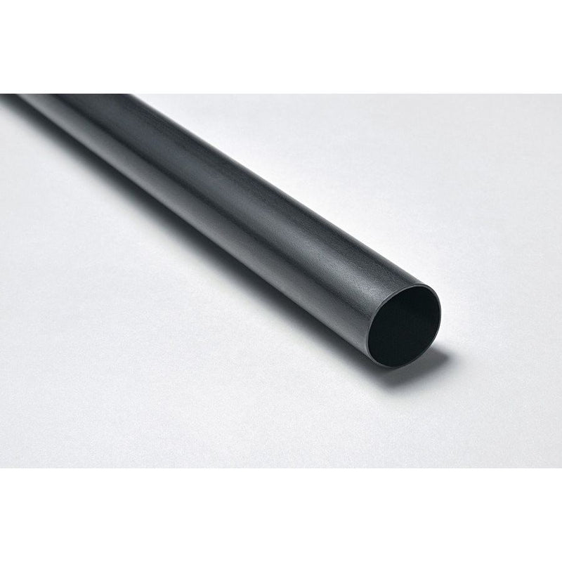 HellermannTyton - Schrumpfschlauch Warmschrumpfschlauch TA37 50-19 PO-X BK 5 schwarz, 1,2m − 4 Stück