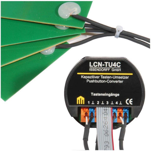 Issendorff - Bussystem-Tastsensor Kapazitiver Tastensensor LCN - TU4C 4-f. incl.4 Sensorfl