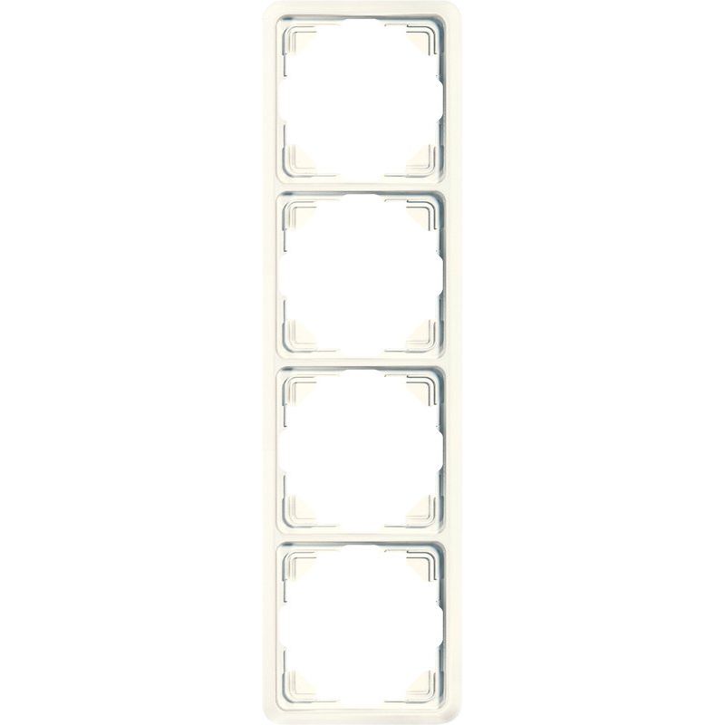 Jung - Abdeckrahmen Rahmen 4-fach ws 5584 waage/senkrecht