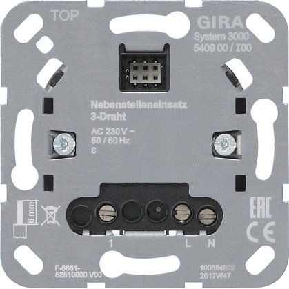 Gira - Dimmer Nebenstelleneinsatz 540900 3-Draht
