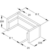 Niedax - Zubehör/Ersatzteile für Kabeltragsystem Zugentlastung ZF 175.450-90 licht.Innenmaß 450mm