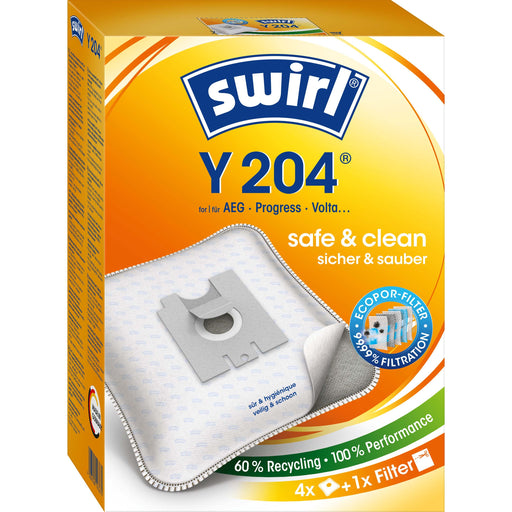 Swirl - Zubehör/Ersatzteile für Bodenpflege Staubbeutel Y 204 EcoPor VE4 für übrige Marken