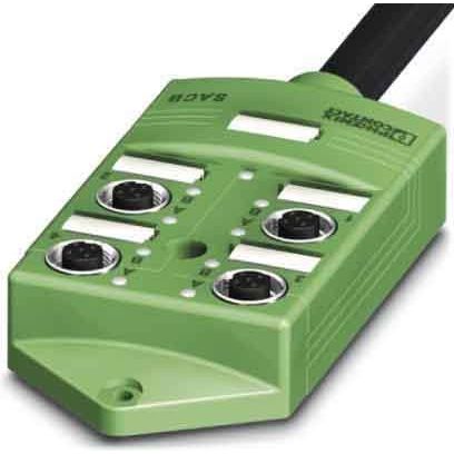 Phoenix Contact - Passiver Sensor-/Aktor-Verteiler (mit Leitung) Sensor-/Aktor-Box SACB-4/ 4-L #1517084