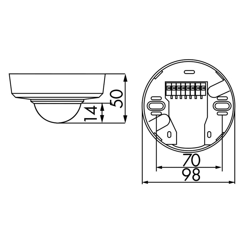 BEG Brück Electronic - Bewegungsmelder/Präsenzmelder komplett Präsenzmelder PD2-S-AP Slave