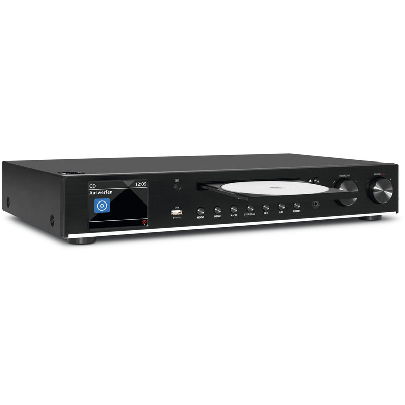 TechniSat - Radio DAB+ Hi-Fi-Komponente DIGITRADIO143CD sw CD,BT,Streaming