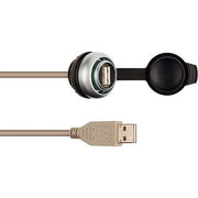 Murrelektronik - PC-Kabel MSDD Einbaudose 4000-73000-0180000 USB 3.0, 2m Kabel