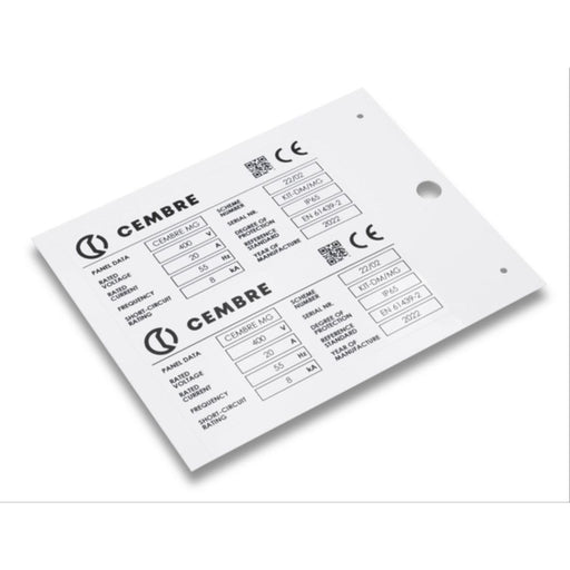 Cembre - Kennzeichnungsmaterial 48700N-HF MG-VRT-R PC 32X5 48700N-HF 8MM M-GRAU − 300 Stück