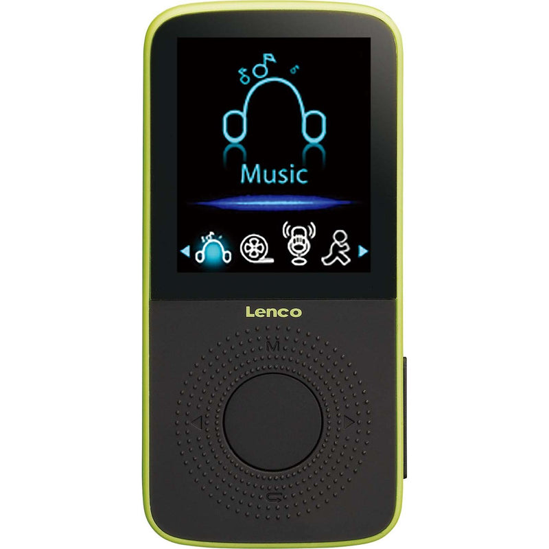LENCO - MP3-Player portable MP4-Player m.Schrittzähler Podo-153 lime 4GB