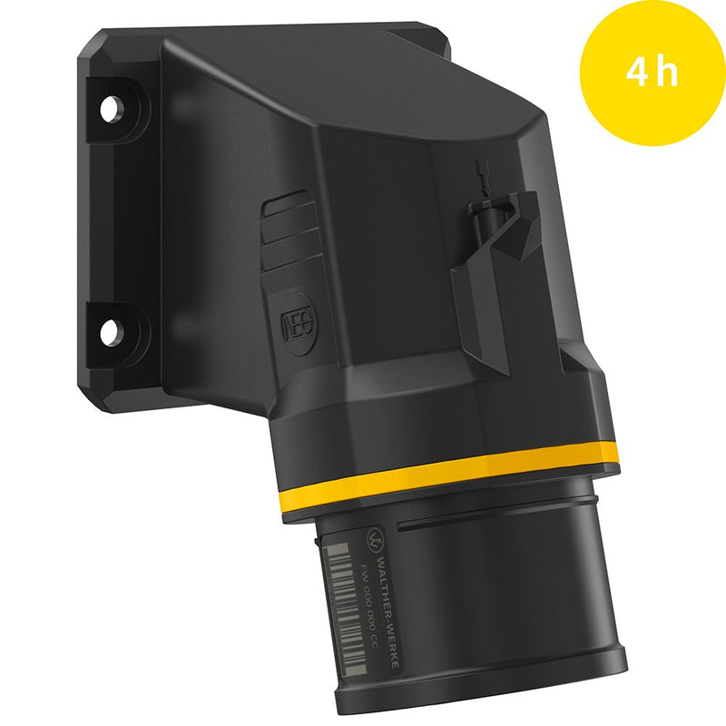 Walther Werke - CEE-Gerätestecker (IEC 60309) CEE NEO Anbaugerätestecker FW711504SK 16A 5P 4h IP54 − 10 Stück