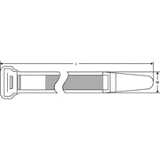 HellermannTyton - Kabelbinder 111-12300(300) 231x12,7 mm, schwarz − 300 Stück