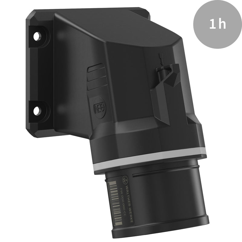 Walther Werke - CEE-Gerätestecker (IEC 60309) CEE NEO Anbaugerätestecker FW711501SK 16A 5P 1h IP54 − 10 Stück