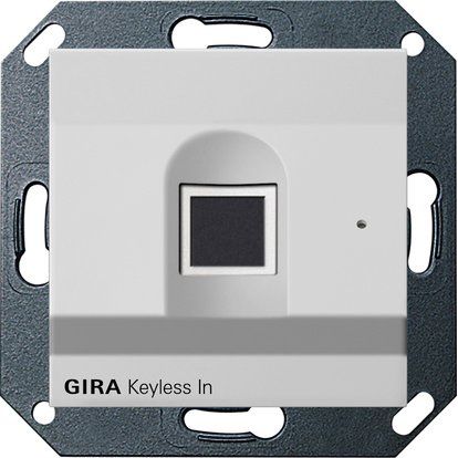 Gira - Bussystem-Zutrittskontrolleinrichtung Keyless-In-Fingerpr.Leser 2617015 grau