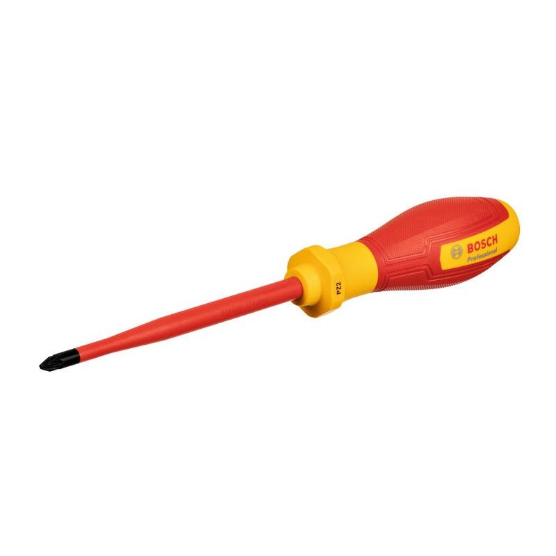 Bosch - Kreuzschlitz-Schraubendreher VDE-Schraubendreher 1600A02ND2 PZ2x125