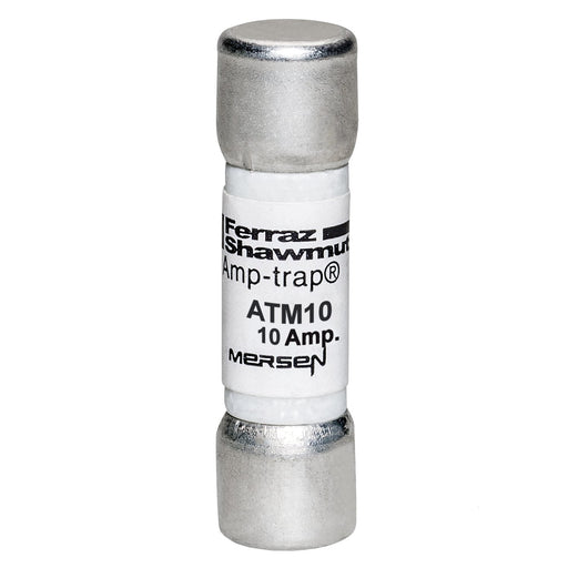 Mersen - Zylindrische Sicherung Sicherungseinsatz Midget ATM10 10A/600V 10x38 − 10 Stück