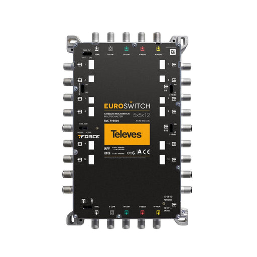Televes - Multischalter 5 in 12 Guß MSE512C receiverp.,kask