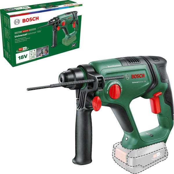 Bosch - Bohrhammer (Akku) Akku-Bohrhammer, Baretool 06039D6000