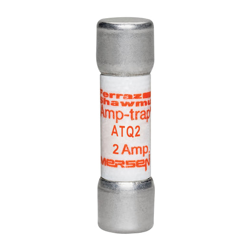 Mersen - Zylindrische Sicherung Sicherungseinsatz Class CC ATQ2 2A/AC500V 10x38 − 10 Stück