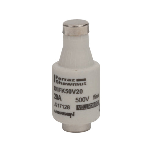 Mersen - D-Sicherungseinsatz DIIFK50V20 DII flink 20A/500V − 25 Stück