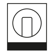 Jung - Abdeckung/Bedienelement für Installationsschalterprogramme Abdeckung A 1541 WW für Drehschalter