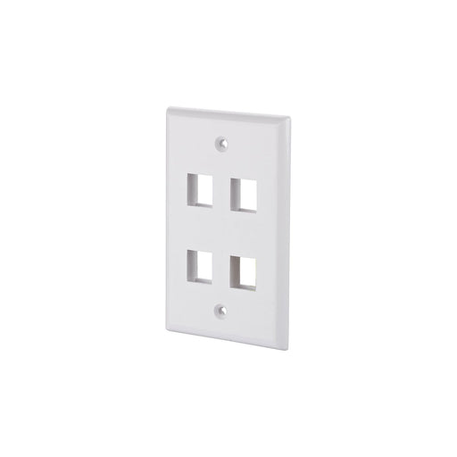 Metz Connect - Kommunikationsanschlussdose Kupfer Keystone Anschlussdose 1309172402KE US- Style 4 Port