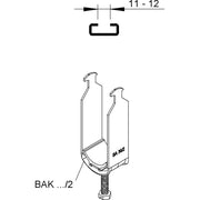 Niedax - Bügelschelle BAK 50/2 2x 46-50mm − 50 Stück