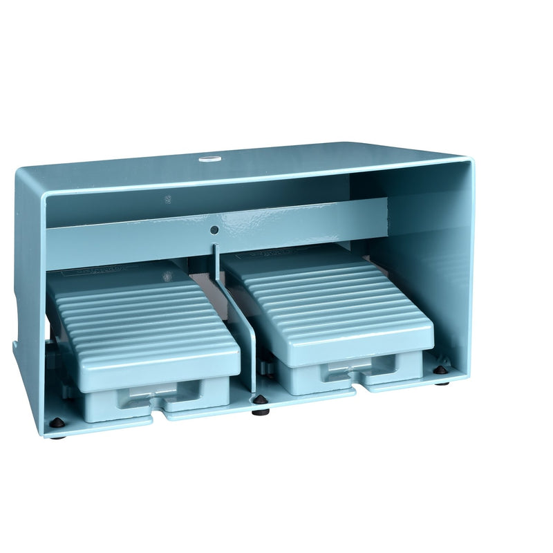 Schneider Electric - Fußschalter Fußschalter, doppelt XPEM3100D m. Schutzh., 2Ö+2S