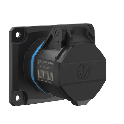 Walther Werke - CEE-Anbausteckdose (IEC 60309) CEE NEO Anbaudose FW410306CA gerade 1 6A 3P 6h