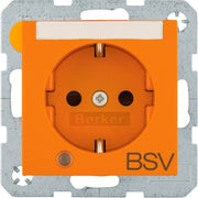 Berker - Steckdose Schuko 41101924 Aufdr.BSV,S.1matt or