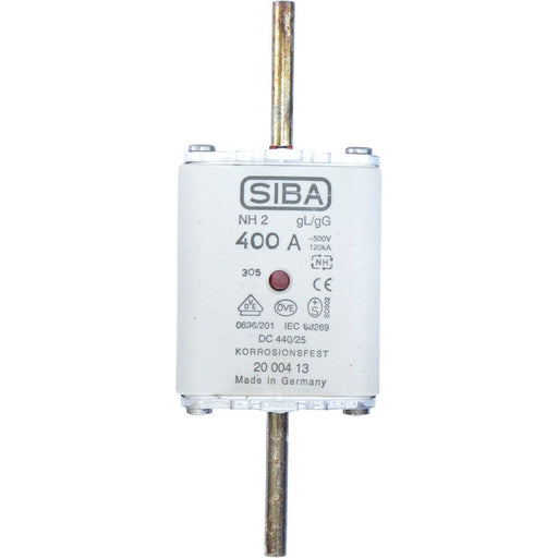 Siba - Messersicherung NH-Sicherungseinsatz 2000413.300 300A NH2/0 gG 500V − 3 Stück