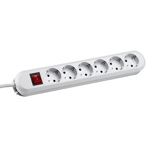 Bachmann - Mehrfachsteckdose Tischsteckdose 6f. 381.251K 3,00m ws