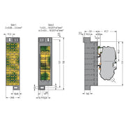WAGO - Feldbus, Dez. Peripherie - Kommunikations-Modul PotentialblockAufdruck1-24 726-621 dunkelgrau