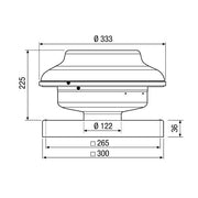 Maico - Ventilator für Dacheinbau Radial-Dachventilator EHD 12 DN 125