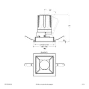 EVN Lichttechnik - Downlight/Strahler/Flutlicht LED-Einbauleuchte modular F03R11SM2540L55D Konfigurationstype
