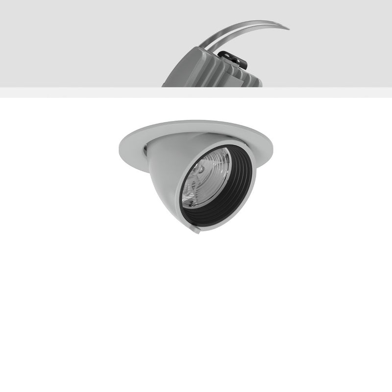 RZB - Downlight/Strahler/Flutlicht LED-Einbaustrahler 911581.004 930, silber