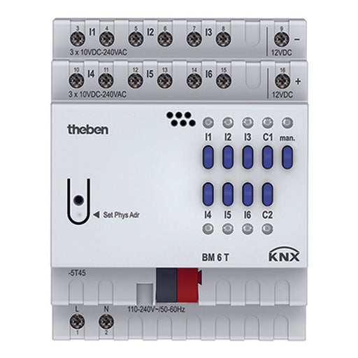 Theben - Bussystem-Binäreingang Binäreingang BM 6 T KNX 6-fach, o.Erweiter. − 1 Stück