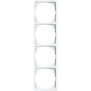 Jung - Abdeckrahmen Rahmen 4-fach aws 5584 WW waage/senkrecht