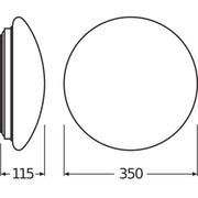 Ledvance - Decken-/Wandleuchte LED-Wand-/Deckenleuchte SFCIRC.350 18W 4000K 4000K
