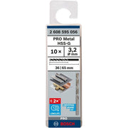 Bosch - Bohrer PRO Metal HSS-G 2608595056 Spiralbohrer 3,2 x