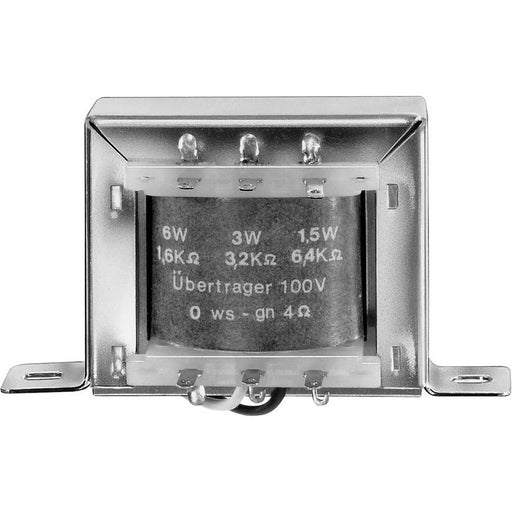 WHD - Zubehör/Ersatzteile für Beschallungssysteme Übertrager T6-8 6W,4Ohm,EI48