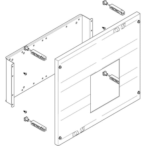ABN - Verteilerfeld für Installationsverteiler ESPRO-Modul MT23260 tief BxH:500x450mm