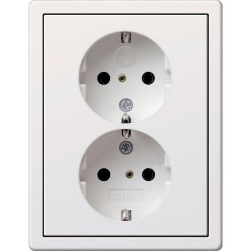 Gira - Steckdose Schuko-Steckds. 2f. rws-gl 0783112