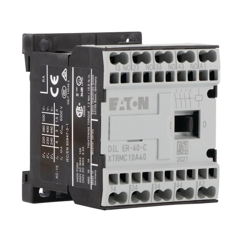 Eaton - Hilfsschütz, Relais Hilfsschütz DILER-40-G-C(24VDC) AC 4S