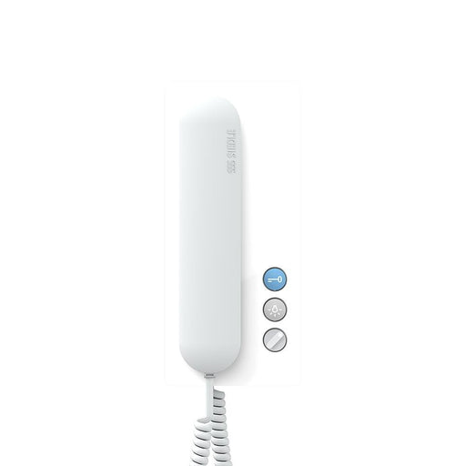 Siedle&Söhne - Innenstation für Türkommunikation Haustelefon Standard HTS 811-0 WH/W weiß-Hochglanz/weiß