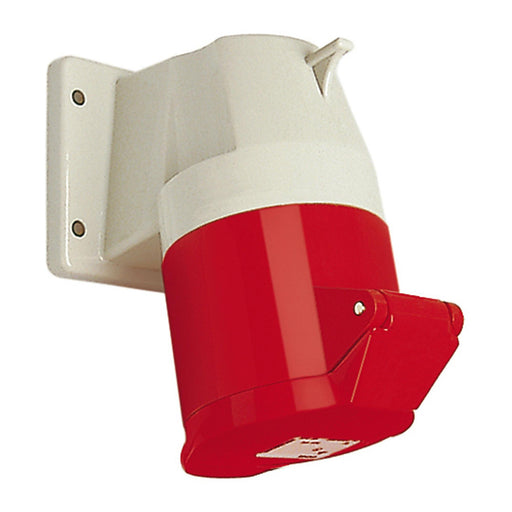 Walther Werke - CEE-Anbausteckdose (IEC 60309) Anbaudose 534709 schräg 32A 7P 9h − 5 Stück