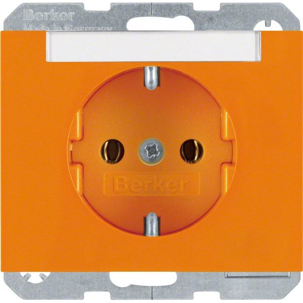 Berker - Steckdose SCHUKO-Steckdose or 47397014 m.Beschriftungsfeld