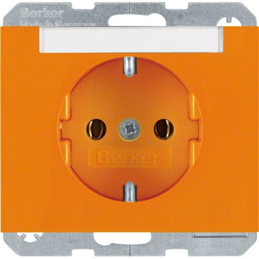Berker - Steckdose SCHUKO-Steckdose or 47397014 m.Beschriftungsfeld