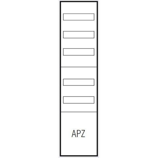 ABN - Verteilerfeld für Installationsverteiler Verteilerfeld VA17 1V 1APZ 250x300mm