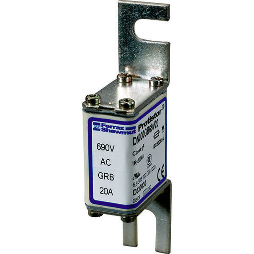 Mersen - HRC-Sicherung Sicherungseinsatz NH DN000UB69V125 Gr.000 aR 125A KM − 3 Stück