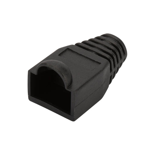 DIGITUS - Knickschutz Knickschutztülle schwarz A-MOT 8/8 für RJ45 8P8C − 100 Stück